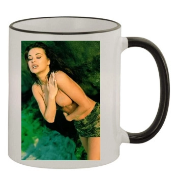 Carmen Electra 11oz Colored Rim & Handle Mug