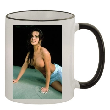 Carmen Electra 11oz Colored Rim & Handle Mug