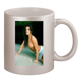 Carmen Electra 11oz Metallic Silver Mug