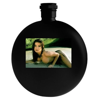 Carmen Electra Round Flask