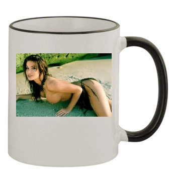 Carmen Electra 11oz Colored Rim & Handle Mug