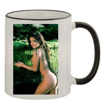 Carmen Electra 11oz Colored Rim & Handle Mug