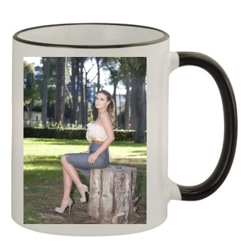 Carmen Electra 11oz Colored Rim & Handle Mug