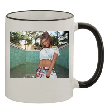 Carmen Electra 11oz Colored Rim & Handle Mug