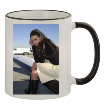 Carmen Electra 11oz Colored Rim & Handle Mug