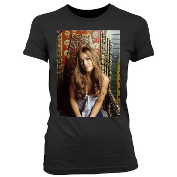 Carmen Electra Women's Junior Cut Crewneck T-Shirt