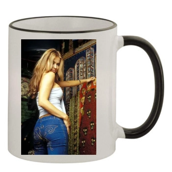 Carmen Electra 11oz Colored Rim & Handle Mug