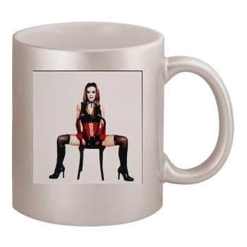 Carmen Electra 11oz Metallic Silver Mug