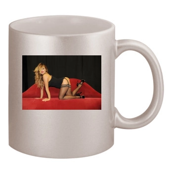 Carmen Electra 11oz Metallic Silver Mug