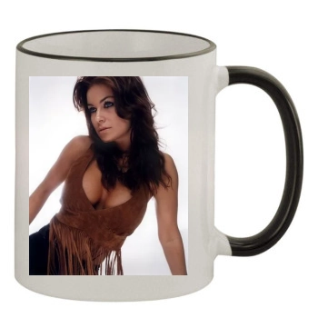 Carmen Electra 11oz Colored Rim & Handle Mug