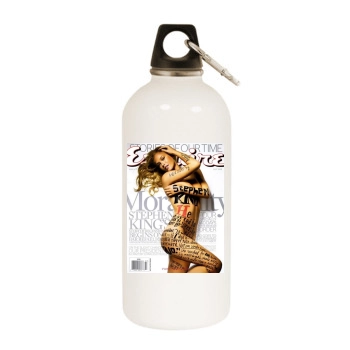 Bar Refaeli White Water Bottle With Carabiner