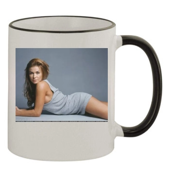 Carmen Electra 11oz Colored Rim & Handle Mug