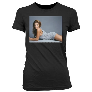 Carmen Electra Women's Junior Cut Crewneck T-Shirt