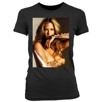 Bar Refaeli Women's Junior Cut Crewneck T-Shirt