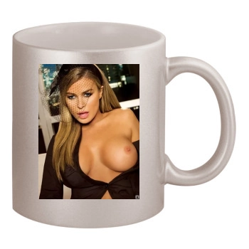 Carmen Electra 11oz Metallic Silver Mug