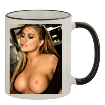 Carmen Electra 11oz Colored Rim & Handle Mug