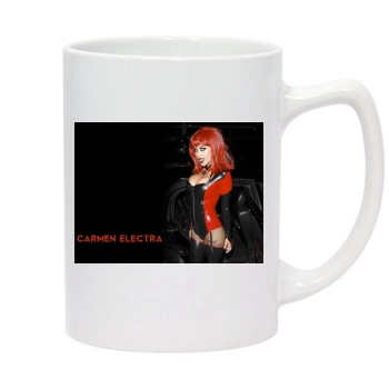 Carmen Electra 14oz White Statesman Mug