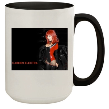 Carmen Electra 15oz Colored Inner & Handle Mug