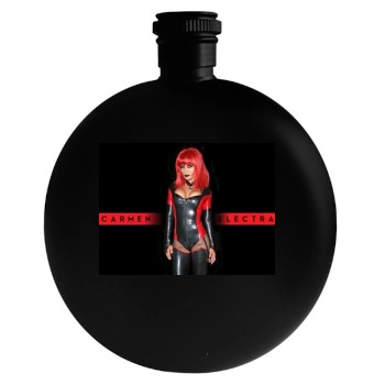 Carmen Electra Round Flask