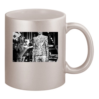 Carmen Kass 11oz Metallic Silver Mug