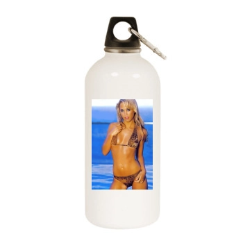 Bec Cartwright White Water Bottle With Carabiner