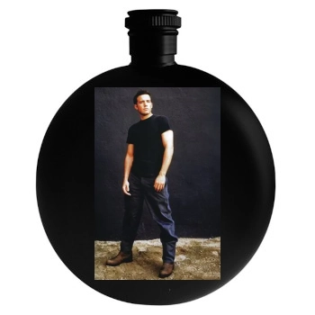 Ben Affleck Round Flask