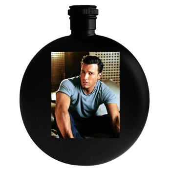 Ben Affleck Round Flask