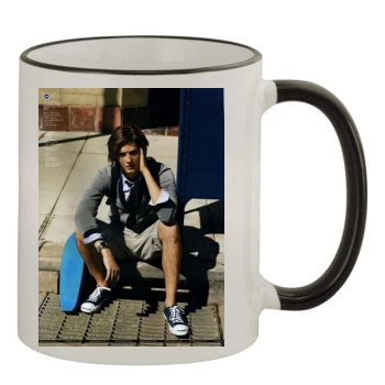 Ben Barnes 11oz Colored Rim & Handle Mug