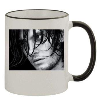 Ben Barnes 11oz Colored Rim & Handle Mug