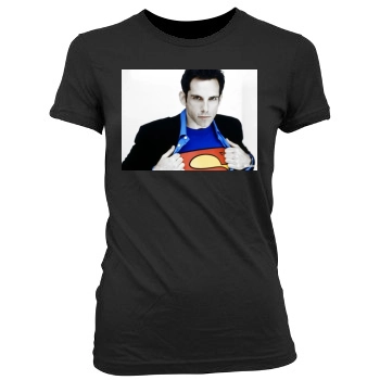 Ben Stiller Women's Junior Cut Crewneck T-Shirt