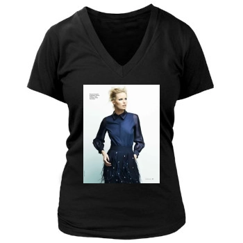 Caroline Winberg Women's Deep V-Neck TShirt