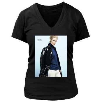 Caroline Winberg Women's Deep V-Neck TShirt