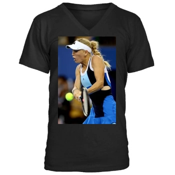 Caroline Wozniacki Men's V-Neck T-Shirt