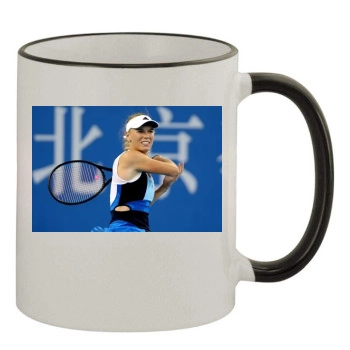 Caroline Wozniacki 11oz Colored Rim & Handle Mug