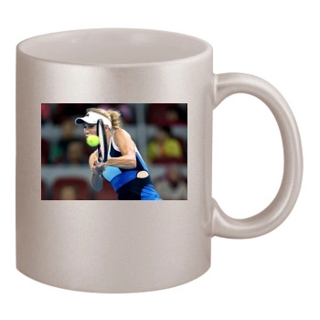 Caroline Wozniacki 11oz Metallic Silver Mug