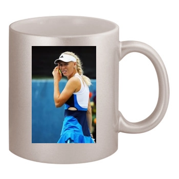 Caroline Wozniacki 11oz Metallic Silver Mug