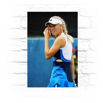 Caroline Wozniacki Metal Wall Art