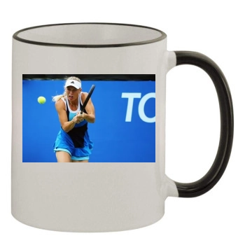 Caroline Wozniacki 11oz Colored Rim & Handle Mug