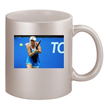 Caroline Wozniacki 11oz Metallic Silver Mug