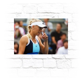 Caroline Wozniacki Metal Wall Art