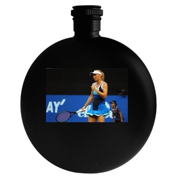 Caroline Wozniacki Round Flask