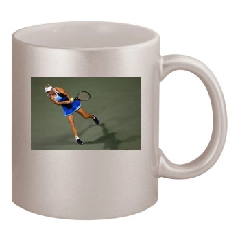 Caroline Wozniacki 11oz Metallic Silver Mug