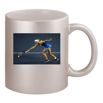 Caroline Wozniacki 11oz Metallic Silver Mug