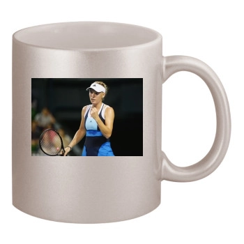 Caroline Wozniacki 11oz Metallic Silver Mug