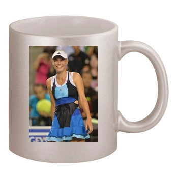 Caroline Wozniacki 11oz Metallic Silver Mug