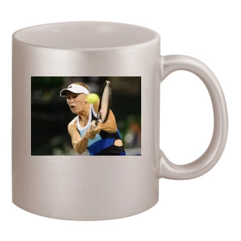 Caroline Wozniacki 11oz Metallic Silver Mug