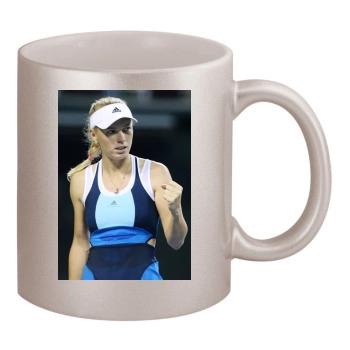 Caroline Wozniacki 11oz Metallic Silver Mug