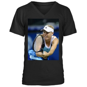 Caroline Wozniacki Men's V-Neck T-Shirt