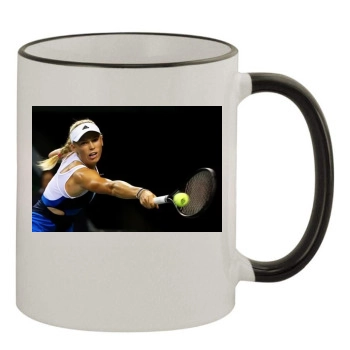 Caroline Wozniacki 11oz Colored Rim & Handle Mug