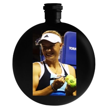 Caroline Wozniacki Round Flask